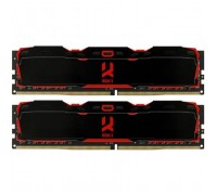 Модуль пам'яті для комп'ютера DDR4 32GB (2x16GB) 3200 MHz IRDM Black Goodram (IR-X3200D464L16A/32GDC)