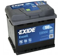 Акумулятор автомобільний EXIDE EXCELL 50A (EB500)
