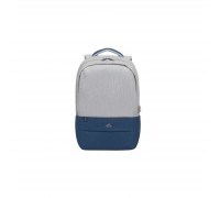 Рюкзак для ноутбука RivaCase 17.3" 7567 Prater, Grey / Dark Blue (7567Grey/DarkBlue)