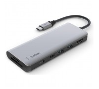 Концентратор Belkin USB-C 7-in-1 Multiport Dock (AVC009BTSGY)