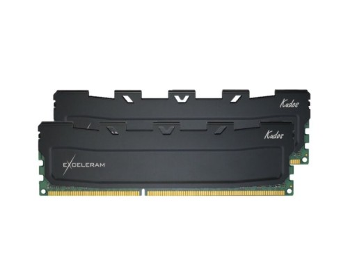 Модуль пам'яті для комп'ютера DDR3 16GB (2x8GB) 1600 MHz Black Kudos eXceleram (EKBLACK3161611AD)