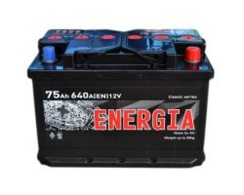 Акумулятор автомобільний ENERGIA 75Аh (000022388)