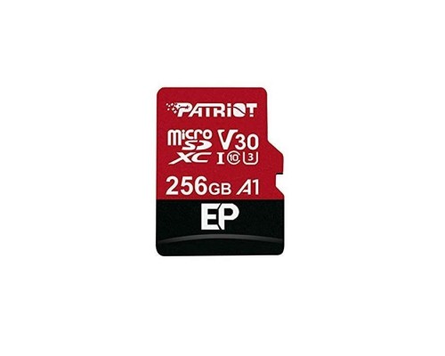 Карта пам'яті Patriot 256GB microSDXC class 10 UHS-I/U3 EP A1 (PEF256GEP31MCX)