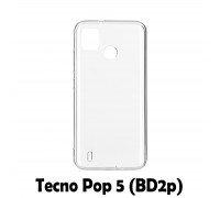 Чохол до мобільного телефона BeCover Tecno Pop 5 (BD2p) 2/32Gb Transparancy (707626)