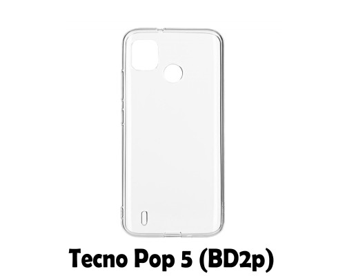 Чохол до мобільного телефона BeCover Tecno Pop 5 (BD2p) 2/32Gb Transparancy (707626)