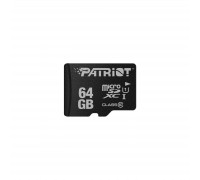 Карта пам'яті Patriot 64GB microSD class10 UHS-I (PSF64GMDC10)