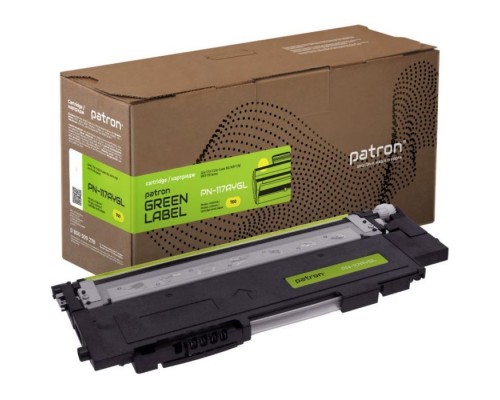 Тонер-картридж Patron HP 117A (W2072A) yellow Green Label (PN-117AYGL)