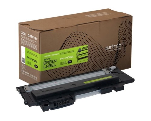 Тонер-картридж Patron Samsung CLT-406S Green Label, black (PN-K406GL)