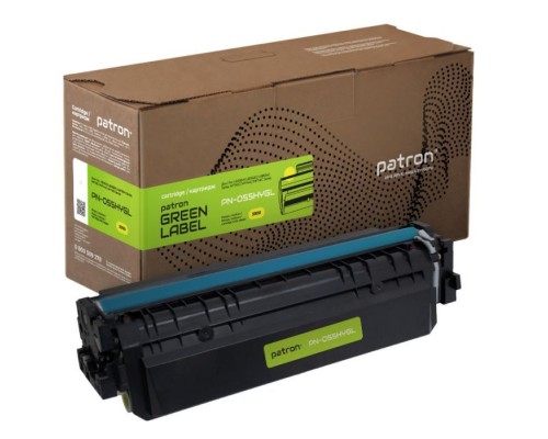 Картридж Patron Canon 055H yellow Green Label (PN-055HYGL)