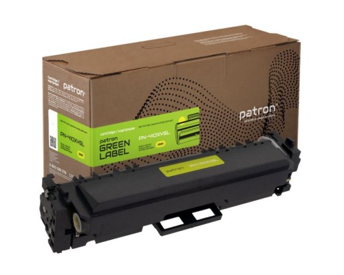 Картридж Patron HP 410X (CF412X) yellow Green Label (PN-410XYGL)