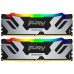 Модуль пам'яті для комп'ютера DDR5 32GB (2x16GB) 6400 MHz Renegade Silver RGB Kingston Fury (ex.HyperX) (KF564C32RSAK2-32)