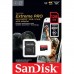 Карта пам'яті SanDisk 128 GB microSDXC UHS-I U3 Extreme Pro+SD Adapter (SDSQXCD-128G-GN6MA)