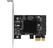 Контролер Dynamode PCI-E to 2 х SATA III (6 Gb/s), 2 ch (PCI-E-2xSATAIII-Marvell)