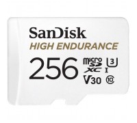 Карта пам'яті SanDisk 256GB microSD class 10 UHS-I U3 V30 High Endurance (SDSQQNR-256G-GN6IA)
