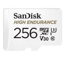 Карта пам'яті SanDisk 256GB microSD class 10 UHS-I U3 V30 High Endurance (SDSQQNR-256G-GN6IA)