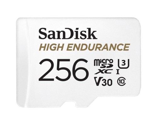 Карта пам'яті SanDisk 256GB microSD class 10 UHS-I U3 V30 High Endurance (SDSQQNR-256G-GN6IA)