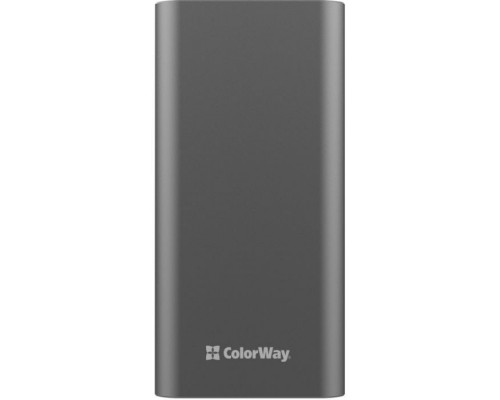 Батарея універсальна ColorWay 20 000 mAh PD/20W, QC/3.0, USB-C/Micro-USB/Lightning/USB-A max.22.5W Gray (CW-PB200LPH3GR-PDD)