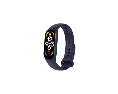 Ремінець до фітнес браслета BeCover Silicone для Xiaomi Mi Smart Band 7 Deep Blue (707479)