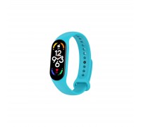 Ремінець до фітнес браслета BeCover Silicone для Xiaomi Mi Smart Band 7 Light Blue (707488)