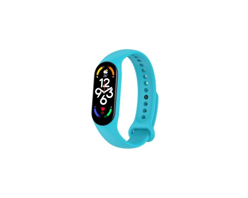 Ремінець до фітнес браслета BeCover Silicone для Xiaomi Mi Smart Band 7 Light Blue (707488)