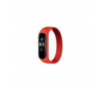 Ремінець до фітнес браслета BeCover Elastic Nylon Style для Xiaomi Mi Smart Band 5/6 (Size S) Red (706144)