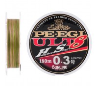 Шнур Sunline PE EGI ULT HS8 180m 0.5/0.117mm 3.9kg (1658.07.34)