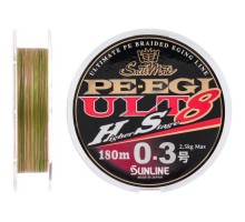 Шнур Sunline PE EGI ULT HS8 180m 0.5/0.117mm 3.9kg (1658.07.34)