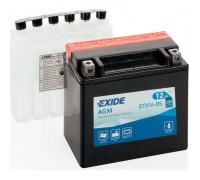 Акумулятор автомобільний EXIDE AGM 12Ah (+/-) (200EN) (ETX14-BS)
