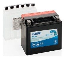 Акумулятор автомобільний EXIDE AGM 12Ah (+/-) (200EN) (ETX14-BS)