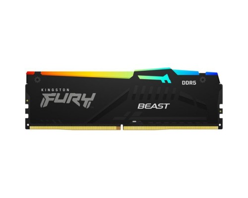 Модуль пам'яті для комп'ютера DDR5 32GB 5200 MHz Beast RGB EXPO Kingston Fury (ex.HyperX) (KF552C36BBEA-32)
