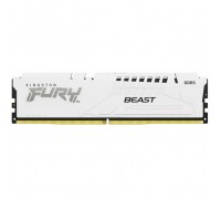 Модуль пам'яті для комп'ютера DDR5 32GB 6000 MHz Beast EXPO White Kingston Fury (ex.HyperX) (KF560C36BWE-32)