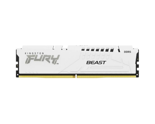Модуль пам'яті для комп'ютера DDR5 32GB 6000 MHz Beast EXPO White Kingston Fury (ex.HyperX) (KF560C36BWE-32)