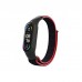 Ремінець до фітнес браслета Armorstandart нейлоновий для Xiaomi Mi Band 7/6/5/4 Black/Red (ARM67843)