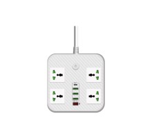 Мережевий фільтр живлення Voltronic TВ-Т90, 4роз, 3*USB White (ТВ-Т90-White)