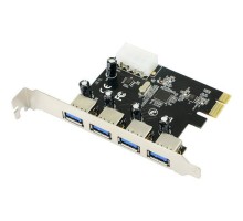 Контролер Dynamode USB 3.0 4 ports NEC PD720201 to PCI-E (USB3.0-4-PCIE)