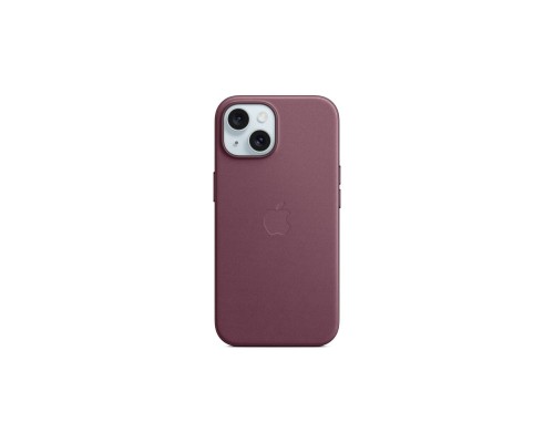 Чохол до мобільного телефона Apple iPhone 15 FineWoven Case with MagSafe Mulberry (MT3E3ZM/A)