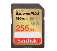 Карта пам'яті SanDisk 256GB SD class 10 UHS-I Extreme PLUS (SDSDXWV-256G-GNCIN)