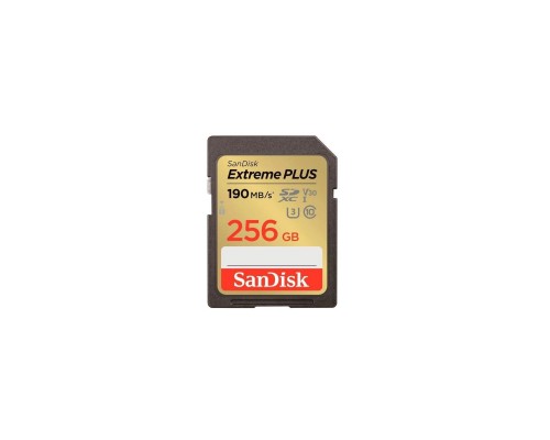 Карта пам'яті SanDisk 256GB SD class 10 UHS-I Extreme PLUS (SDSDXWV-256G-GNCIN)