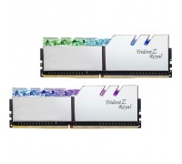 Модуль пам'яті для комп'ютера DDR4 64GB (2x32GB) 3600 MHz TridentZ RGB Royal Silver G.Skill (F4-3600C18D-64GTRS)