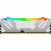 Модуль пам'яті для комп'ютера DDR5 64GB (2x32GB) 6400 MHz Renegade RGB White XMP Kingston Fury (ex.HyperX) (KF564C32RWAK2-64)