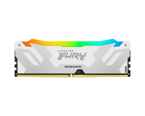 Модуль пам'яті для комп'ютера DDR5 16GB 7200 MHz Renegade RGB White XMP Kingston Fury (ex.HyperX) (KF572C38RWA-16)
