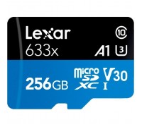 Карта пам'яті Lexar 256GB microSDXC class 10 UHS-I 633x (LSDMI256BB633A)