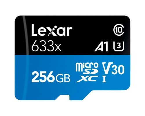 Карта пам'яті Lexar 256GB microSDXC class 10 UHS-I 633x (LSDMI256BB633A)