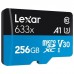 Карта пам'яті Lexar 256GB microSDXC class 10 UHS-I 633x (LSDMI256BB633A)