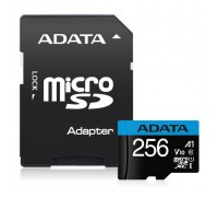 Карта пам'яті ADATA 256GB microSDXC calss 10 UHS-I V10 A1 (AUSDX256GUICL10A1-RA1)