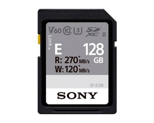 Карта пам'яті Sony 128GB SDXC class 10 UHS-II U3 V60 (SFE128A.ET4)