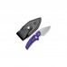 Ніж Civivi Typhoeus Fixed Blade Stonewash Purple G10 (C21036-2)