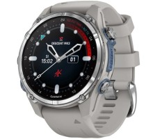 Смарт-годинник Garmin Descent Mk3, 43mm, Passvtd Steel/Fog Gry, Dive Computer, GPS дайвінг комп'ютер (010-02753-04)