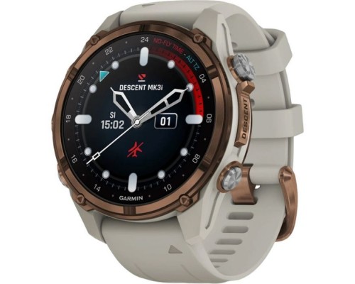 Смарт-годинник Garmin Descent Mk3i, 43mm, SKF12 PVD Ti/Fr Gry, Dive Computer, GPS дайвінг комп'ютер (010-02753-14)