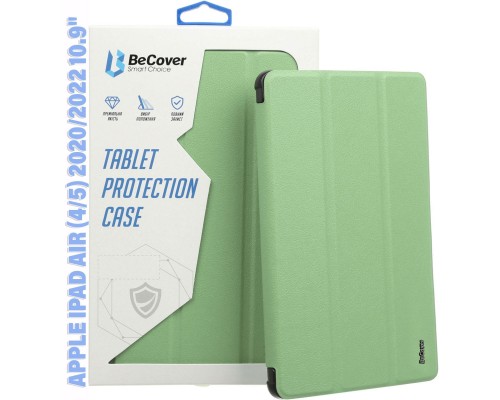Чохол до планшета BeCover Tri Fold Soft TPU Silicone Apple iPad Air (4/5) 2020/2022 10.9″ Green (711131)